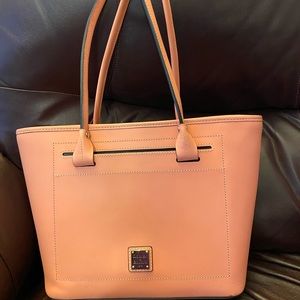 Dooney & Bourke pink/coral tote bag
